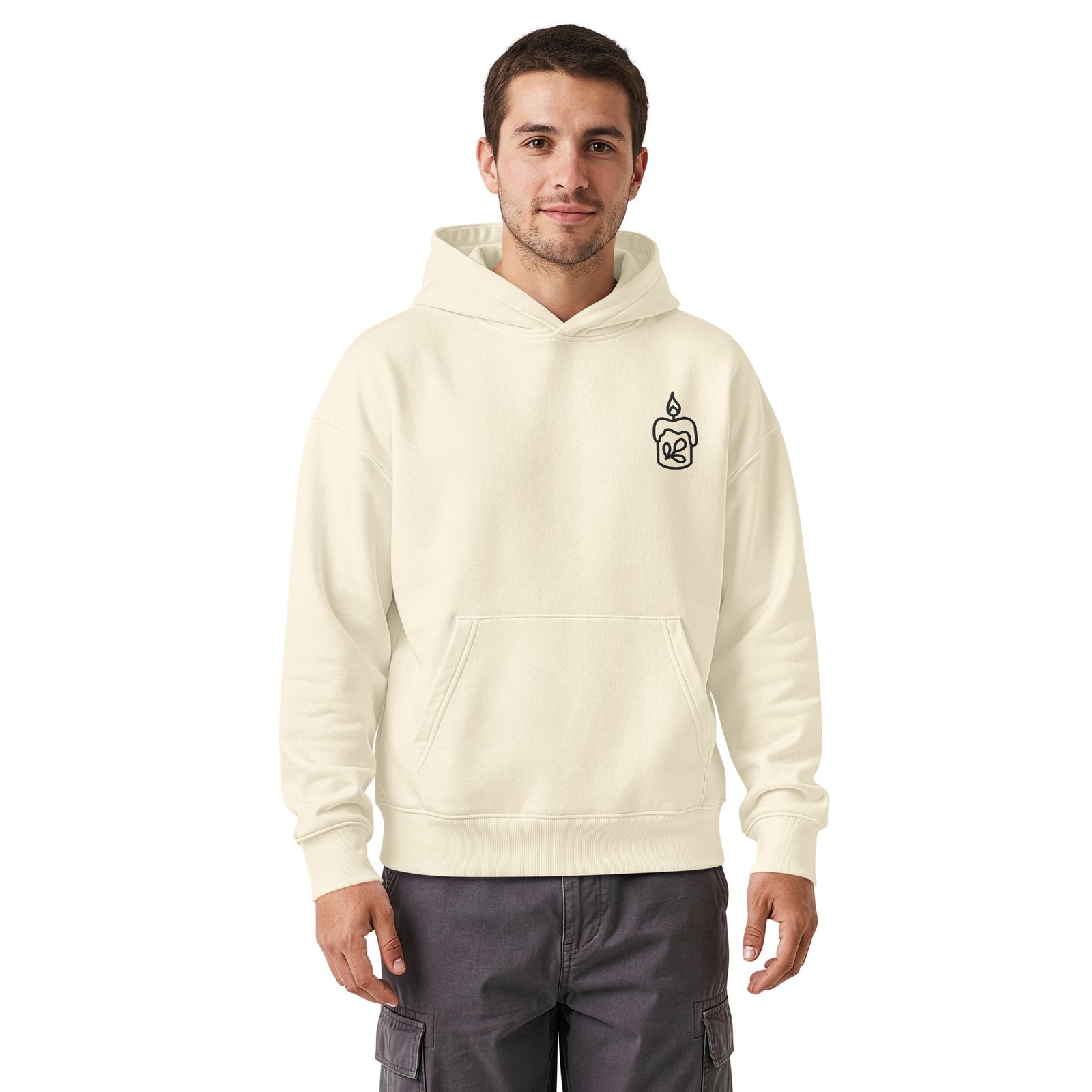 Unisex relaxed mid-weight hooded sweatshirt - Image 11