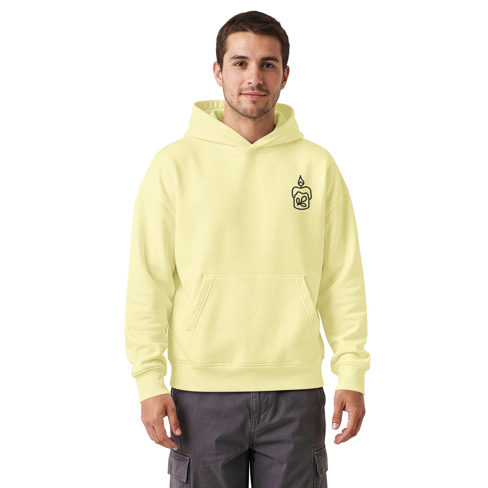 Unisex relaxed mid-weight hooded sweatshirt - Image 9