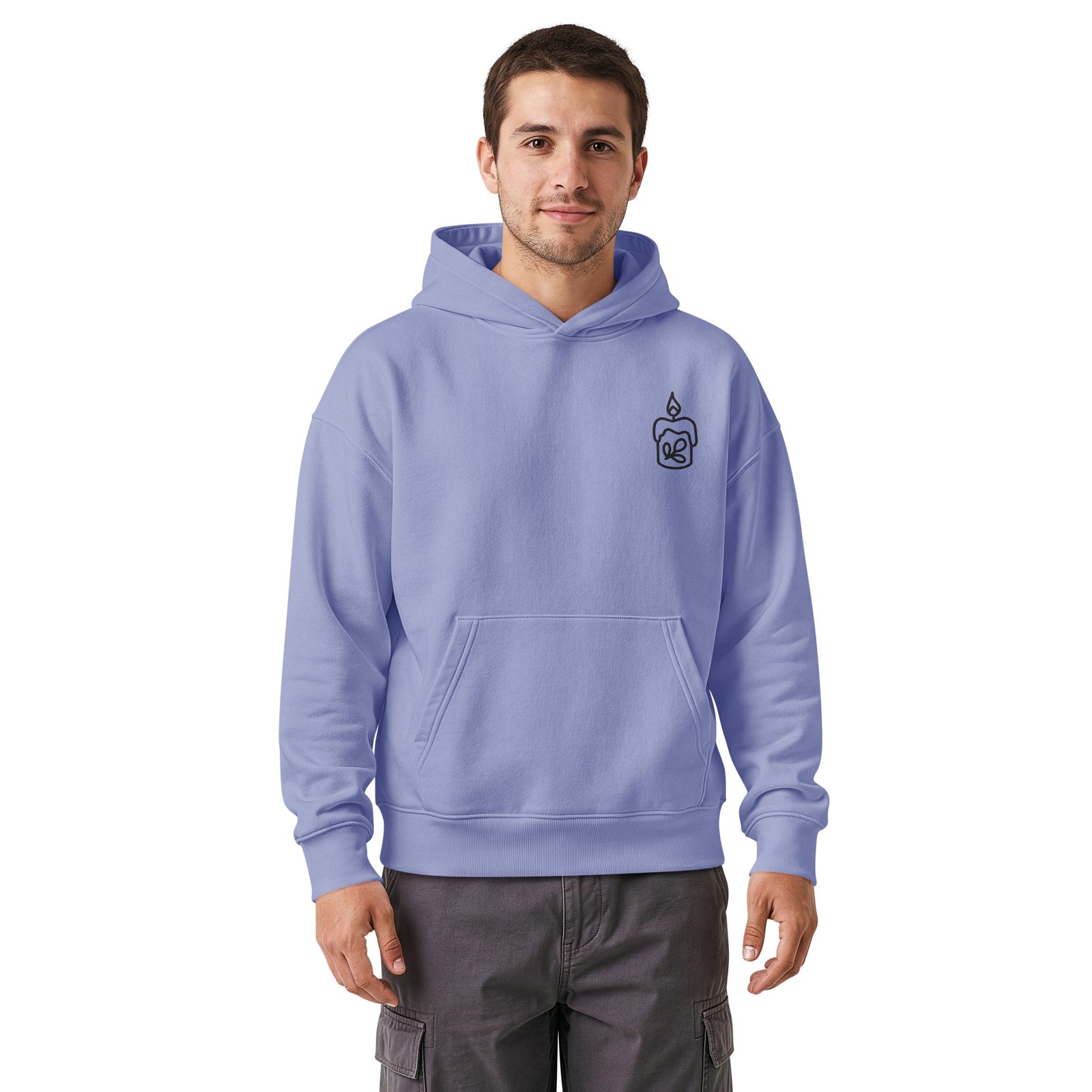 Unisex relaxed mid-weight hooded sweatshirt - Image 5