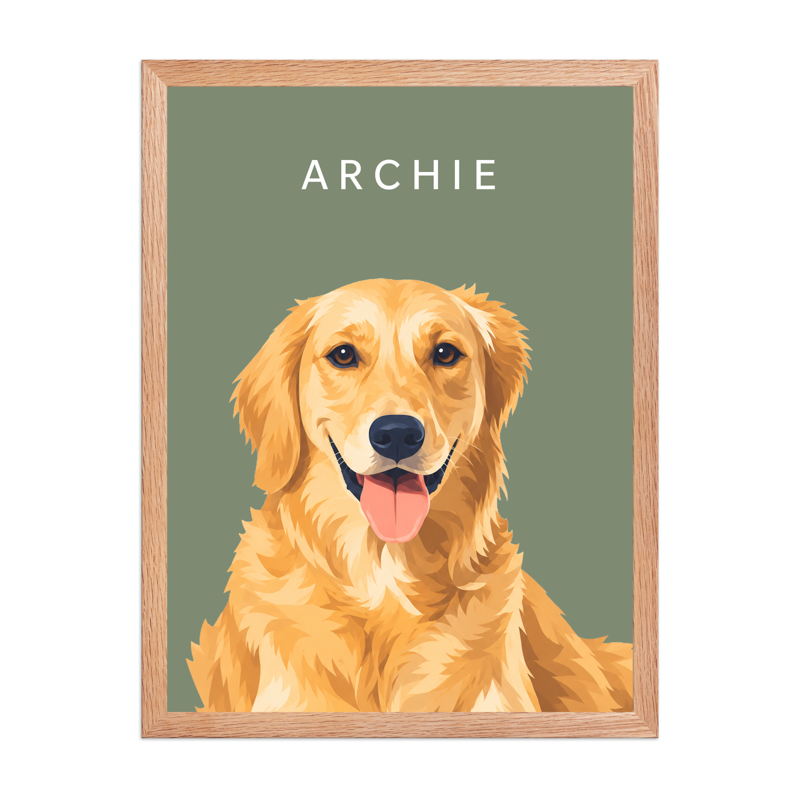 Paper-framed-poster-(in)-red-oak-Sage