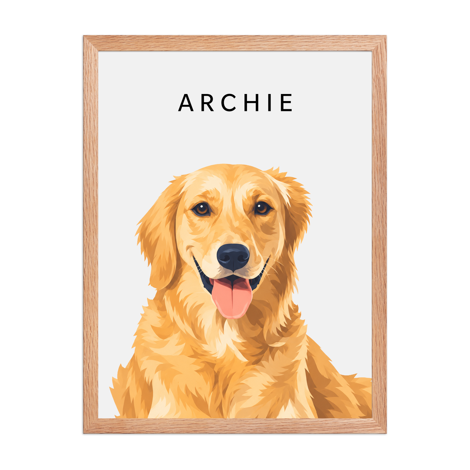 Paper-framed-poster-(in)-red-oak-White